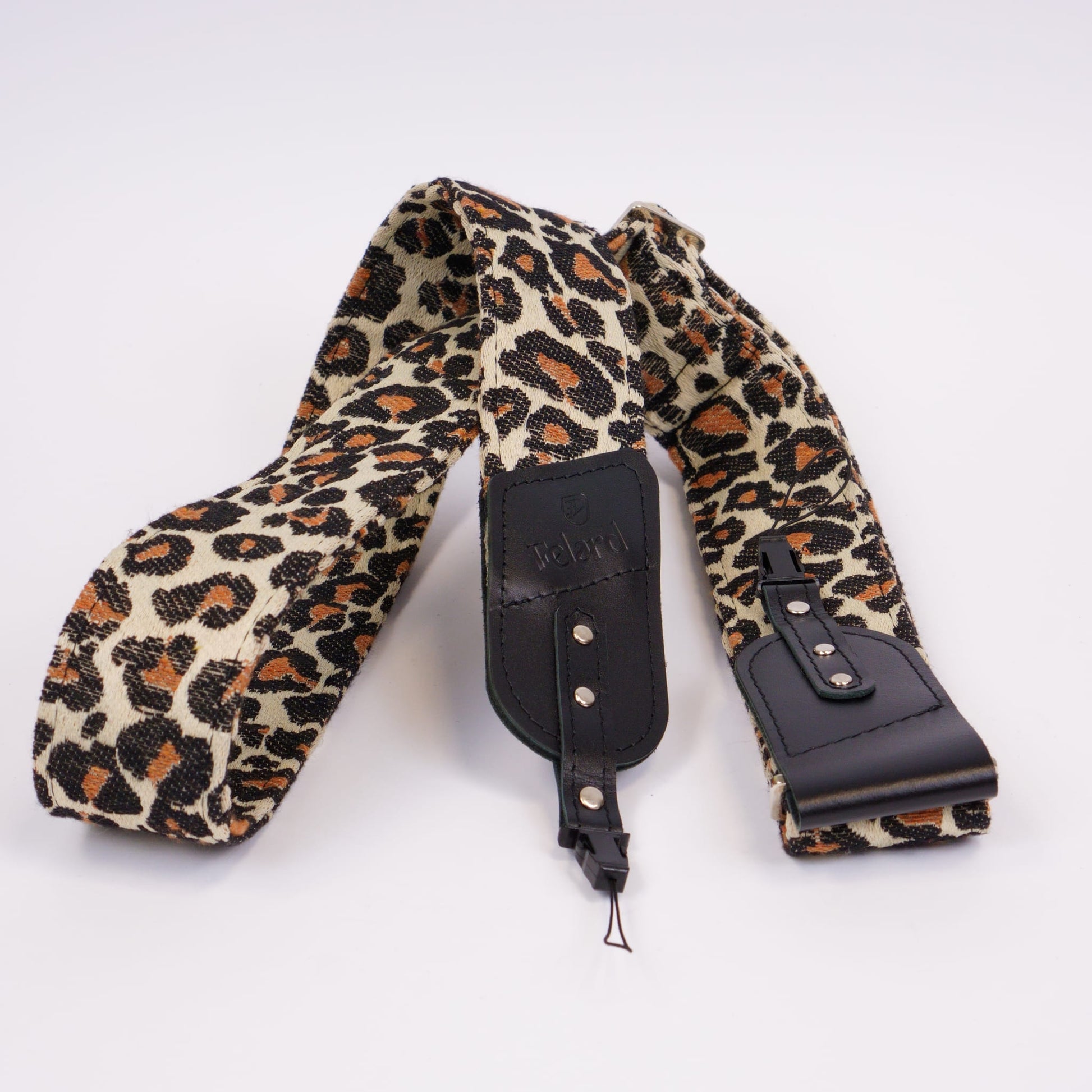 Leopard print camera strap by Felard