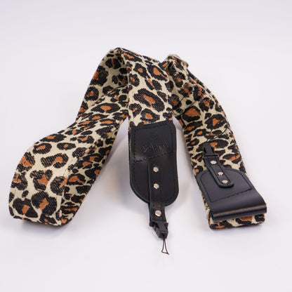 Leopard print camera strap by Felard