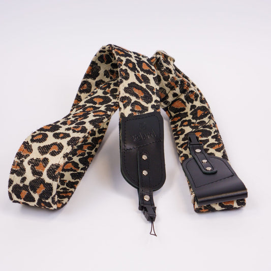 Leopard print camera strap by Felard