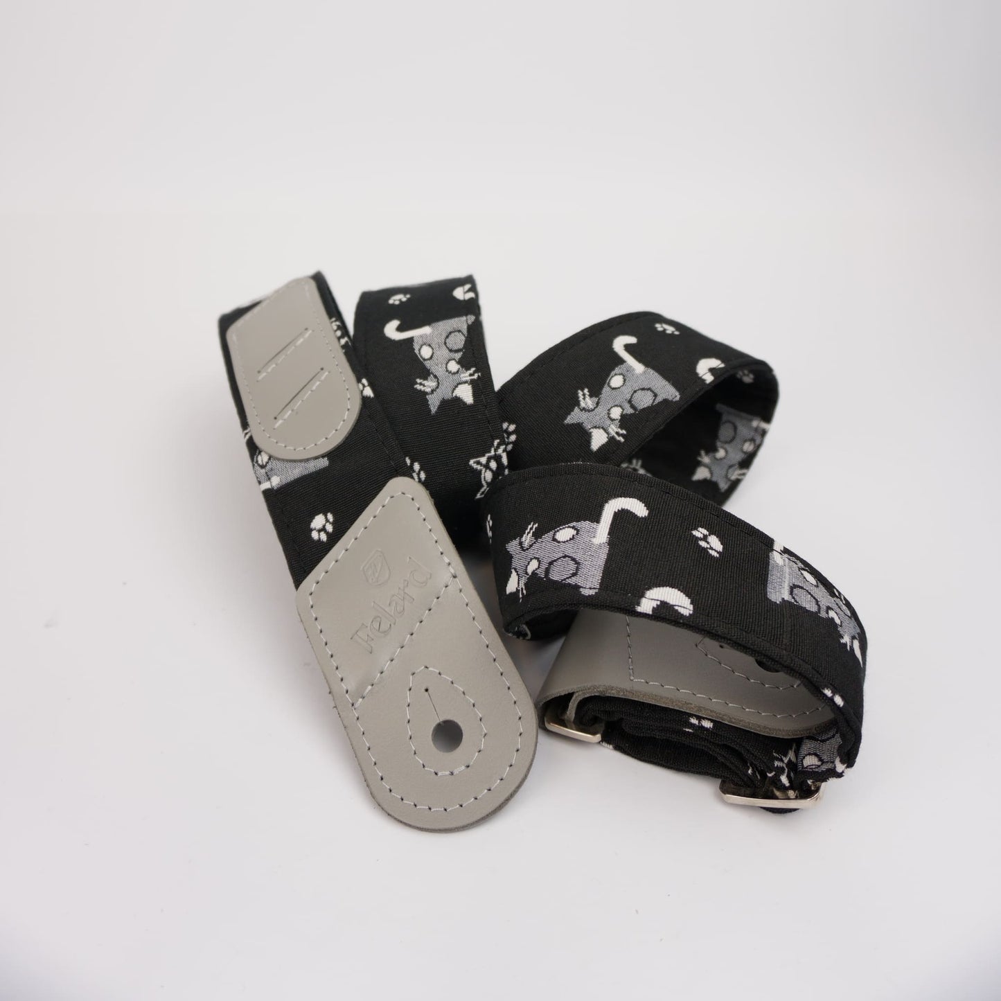 guitar strap with cats