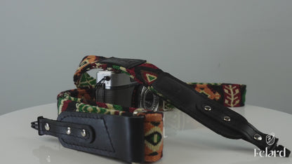 Felard camera strap gorry black smooth slim video