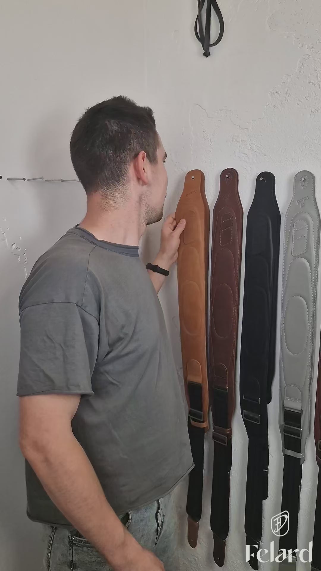 Wide bass guitar straps video