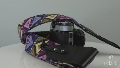 Triangal camera strap video