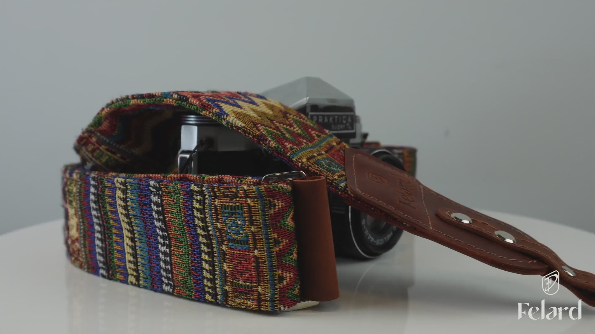 Felard retro indie camera strap video