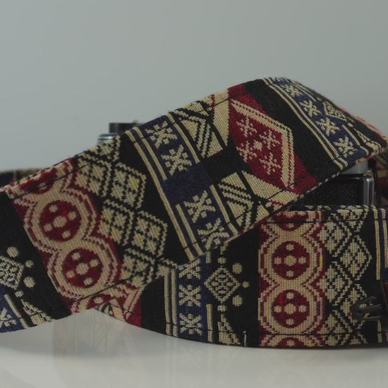 Tribal camera strap video