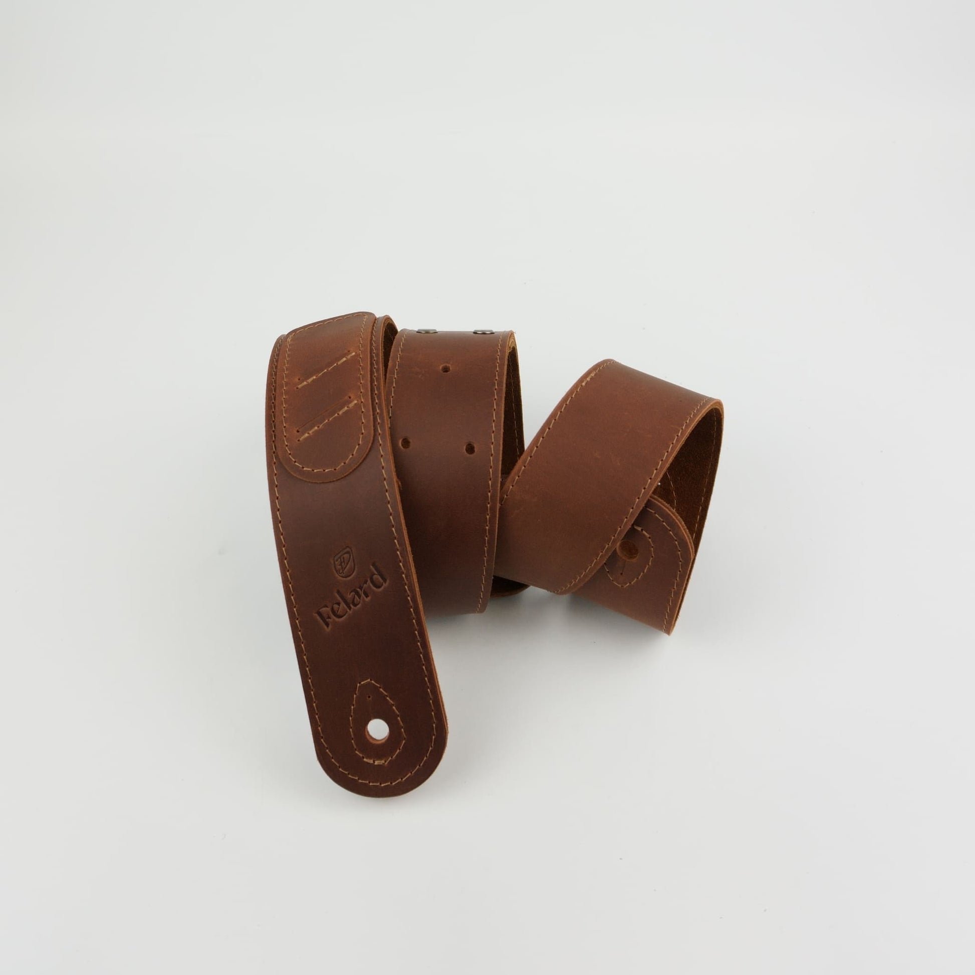 Artisan handmade leather guitar accessory