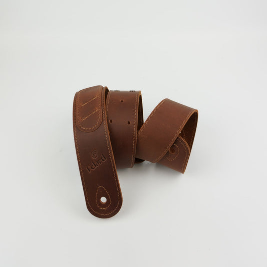 Artisan handmade leather guitar accessory